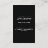 技術計算回路の頭脳の名刺 名刺 (裏面)