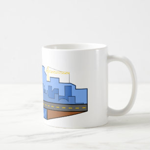 技術設計のマグ コーヒーマグカップ