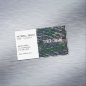 技術 |プログラマ |コーダ マグネット名刺 (インサイチュ)