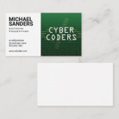 技術 |プログラマ |バイナリコード 名刺 (正面/裏面)