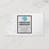 技術 | マイクロチップロゴ 名刺 (正面)