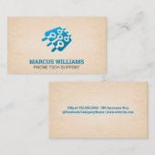 技術 | マイクロチップ 名刺 (正面/裏面)