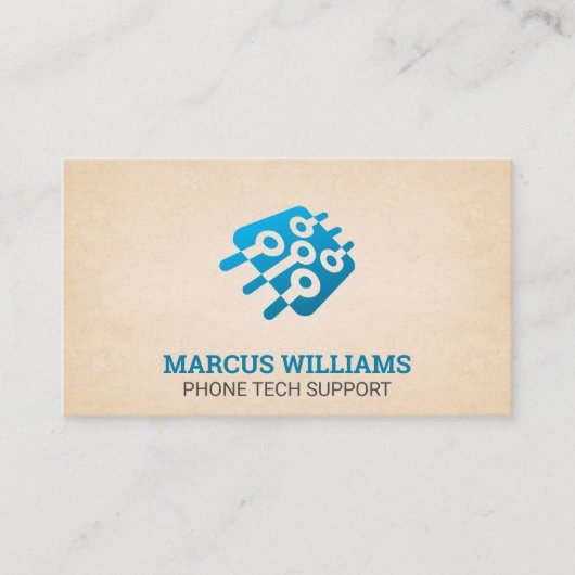 技術 | マイクロチップ 名刺 (正面)