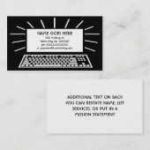 技術 名刺 (正面/裏面)