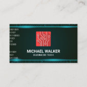 技術 |回線 名刺 (正面)