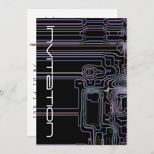 技術 招待状 (正面/裏面)