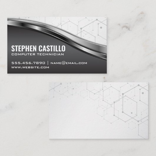 技術 | 金属デザイン名刺 名刺 (正面/裏面)