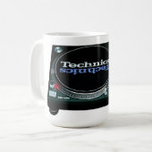 技術SL-1210M5D DJのターンテーブルのデッキ コーヒーマグカップ (正面左)