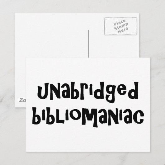 抄本狂 ポストカード (正面/裏面)