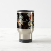 把手パーソナライズされた付タンブラー、蓋付きストロー トラベルマグ (中央)