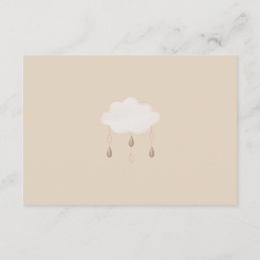 抑えたベビーおもちゃベビー用ぬいぐるみ本 エンクロージャーカード (裏面)