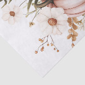 抑えた色の秋のカボチャと花 薄葉紙 (詳細)