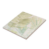 抑えられた熱帯葉の タイル (側面)