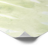 抑えられた熱帯葉の ポスター (角)