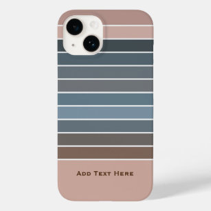 抑えられた色自然のミュートストライプ方法 Case-Mate iPhone 14ケース
