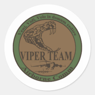抑えられたViperチームパッチ ラウンドシール