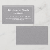 抑制された及び基本Endodontistの名刺 名刺 (正面/裏面)