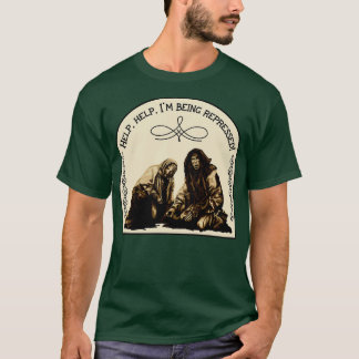 抑圧されている聖なる農夫 Tシャツ