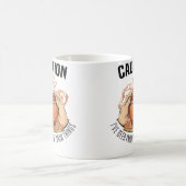 投げつけたがる人認定陶器 コーヒーマグカップ (中央)