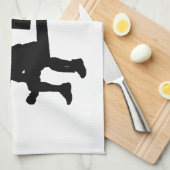 投げつけるまでカールして下さい キッチンタオル (四つ折り)