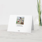 投げられたオーナメントのジャックラッセルテリアカード シーズンカード (裏面)