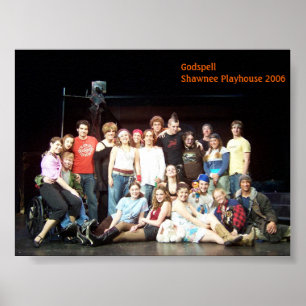 投げられるGodspellのショーニー語Playshouse 2006 ポスター