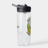 投げるのが好きな少女 |ディスクゴルフ ウォーターボトル (右面)