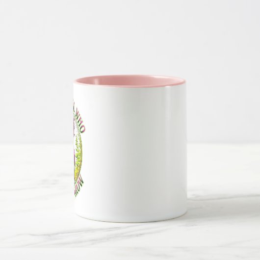 投げるのが好きな少女 |ディスクゴルフ マグカップ (中央)