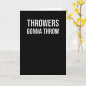 投げる投げ手 |ショッおもしろいトプットギフト カード (黄色い花)