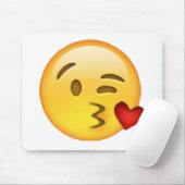 投げキス – 絵文字 マウスパッド (マウス)