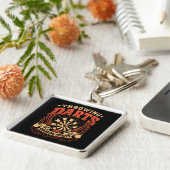 投げダーツ壊しハートプレミアム キーホルダー (側面)