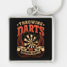 投げダーツ壊しハートプレミアム キーホルダー