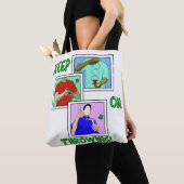 投げ保トートバッグ2 トートバッグ (クローズアップ)