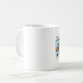 投げ出すこと コーヒーマグカップ (正面左)
