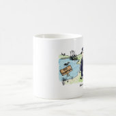 投げ出すこと コーヒーマグカップ (中央)