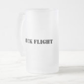 投げ出す フロストグラスビールジョッキ (正面左)