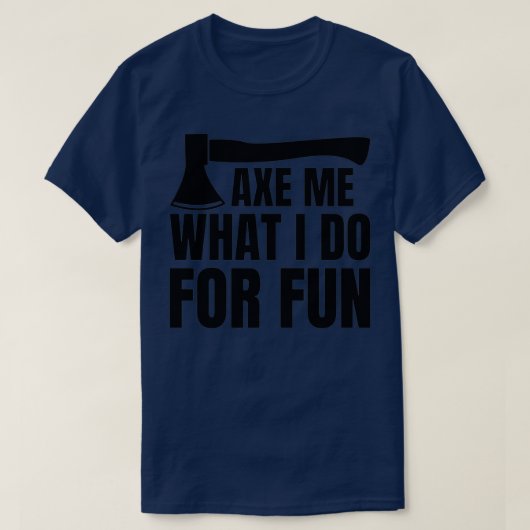 投げ斧トマホーク二重の斧ギフト23 Tシャツ (デザイン正面)