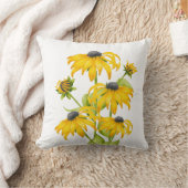 投げ枕の上の楽しい夏(B) クッション (ブランケット)