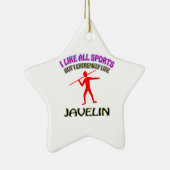 投げ槍のデザイン セラミックオーナメント (右)