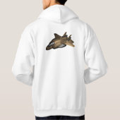 投げ槍 パーカ (裏面)