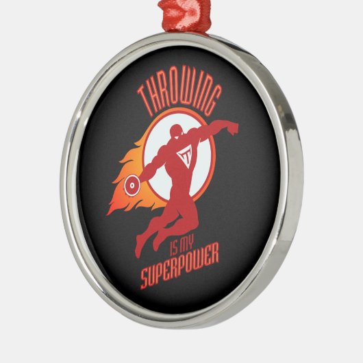 投げ溝は私の超大国だ メタルオーナメント (左)