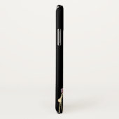 投げ疑問に思縄を岩の上に握る女性 Case-Mate iPhoneケース (裏面/右)