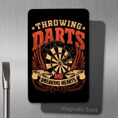 投げ矢と壊れハート-おもしろい Dart マグネット