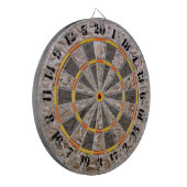 投げ矢のゲームのための建築OSBの合板のプリント ダーツボード (正面左)