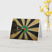 投げ矢の中心点 カード (黄色い花)