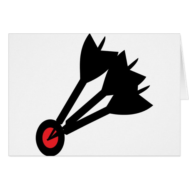 投げ矢の矢の中心点 (正面横)