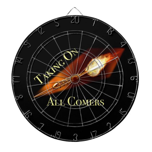 投げ矢はすべての参加者の取得に挑みます ダーツボード (正面)