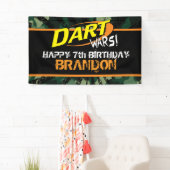 投げ矢は誕生日戦います 横断幕 (インサイチュ)