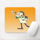 投げ矢プレーヤー マウスパッド (マウス)