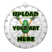 投げ矢板へのアップロードの芸術 ダーツボード (正面)